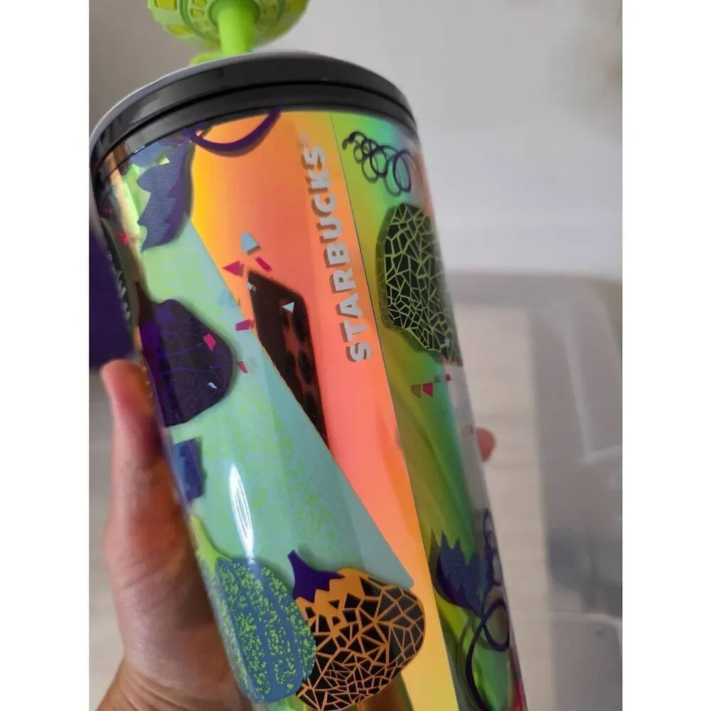 Starbucks Halloween 2024 UFO Pumpkin 24 Oz Glow In The Dark UNRELEASED NEW